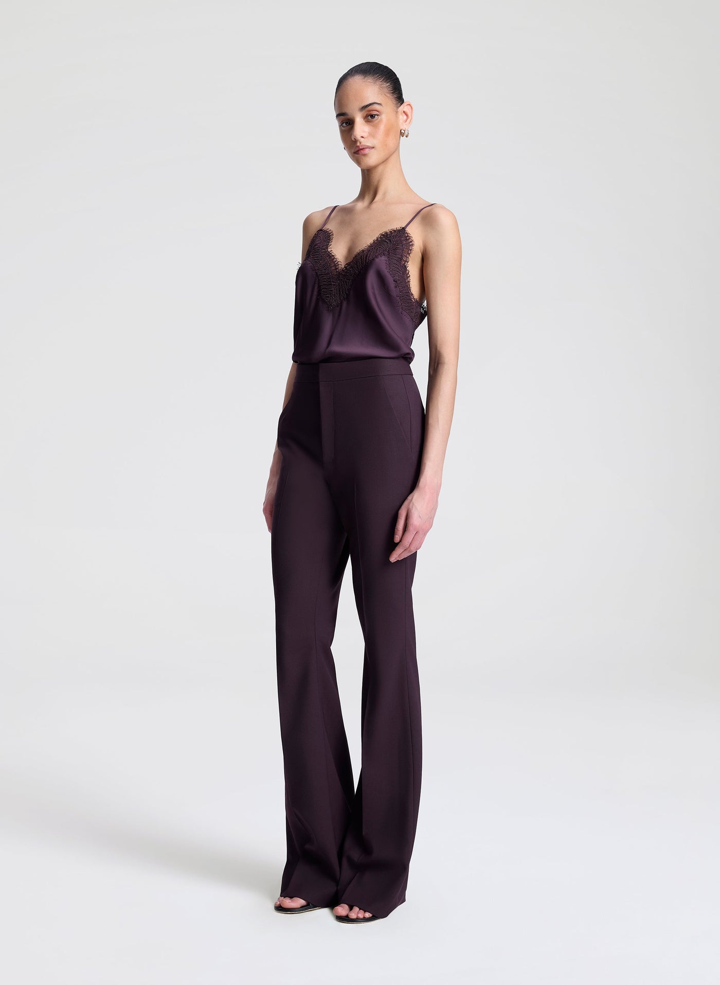PRESLEY CAMISOLE TOP IN DEEP PLUM