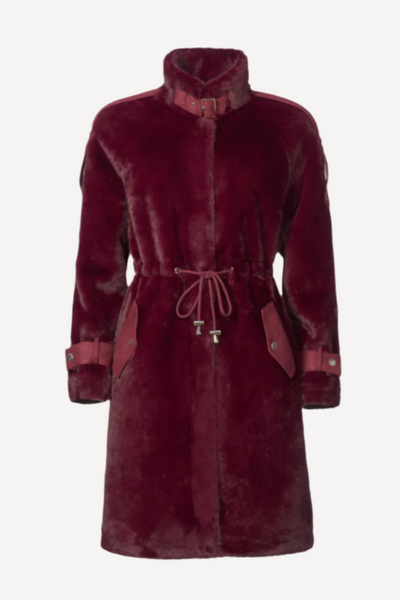 CHICA CHICA JACKET IN BURGUNDY
