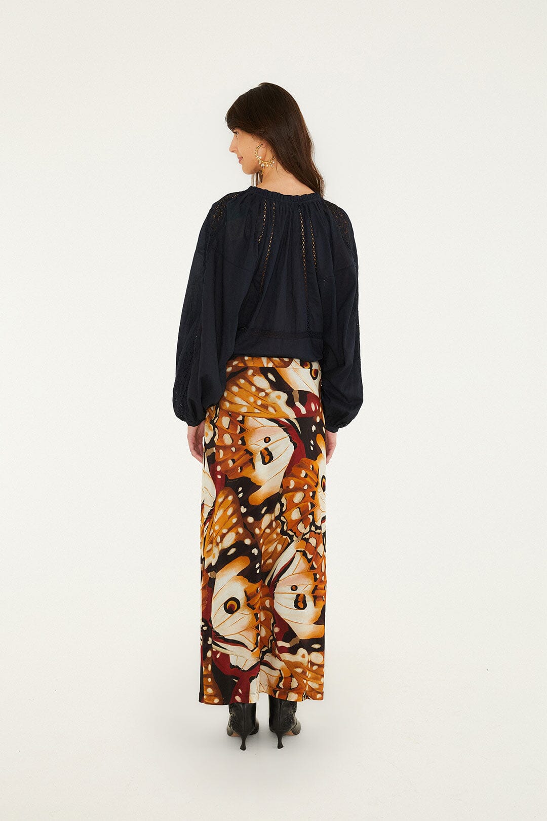 Borbofly Jersey Midi Skirt