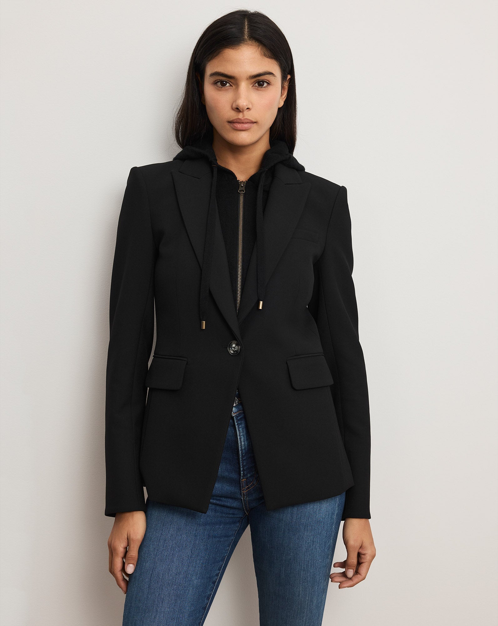 Veronica Beard Cashmere Hoodie Dickey at Romi Boutique