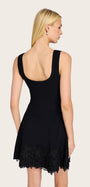 Generation Love ORPHEUS LACE COMBO RIB DRESS at Romi Boutique