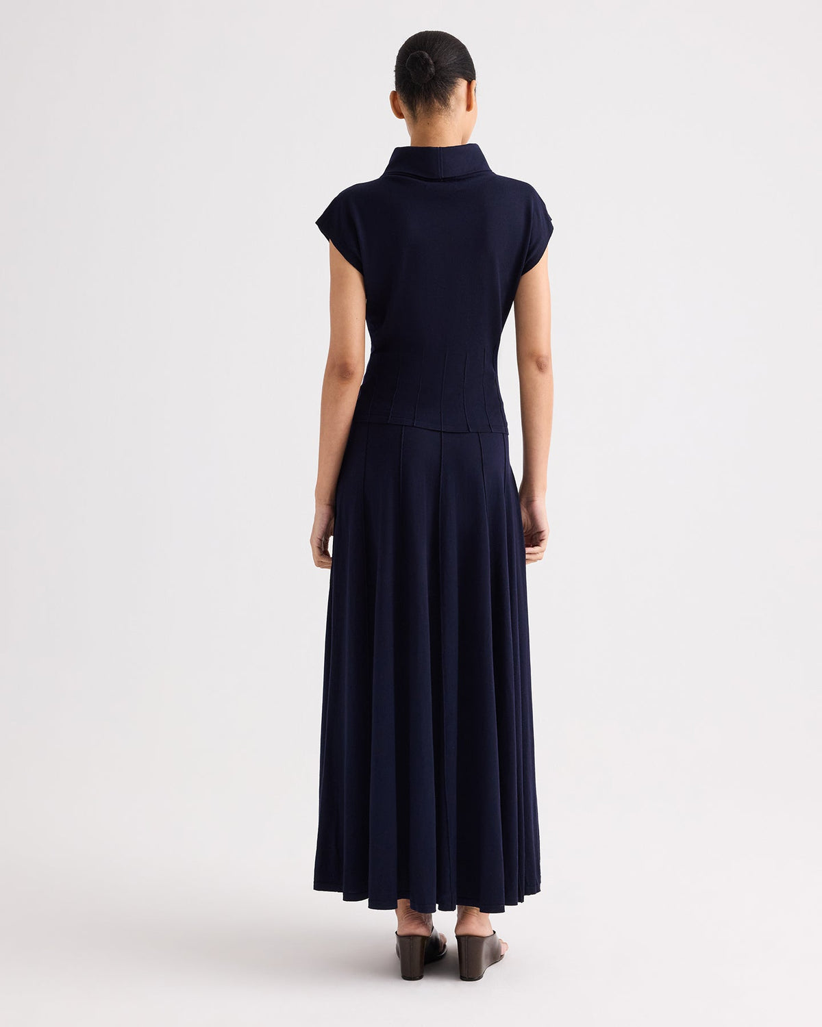 TWP Seamed Maxi Skirt at Romi Boutique