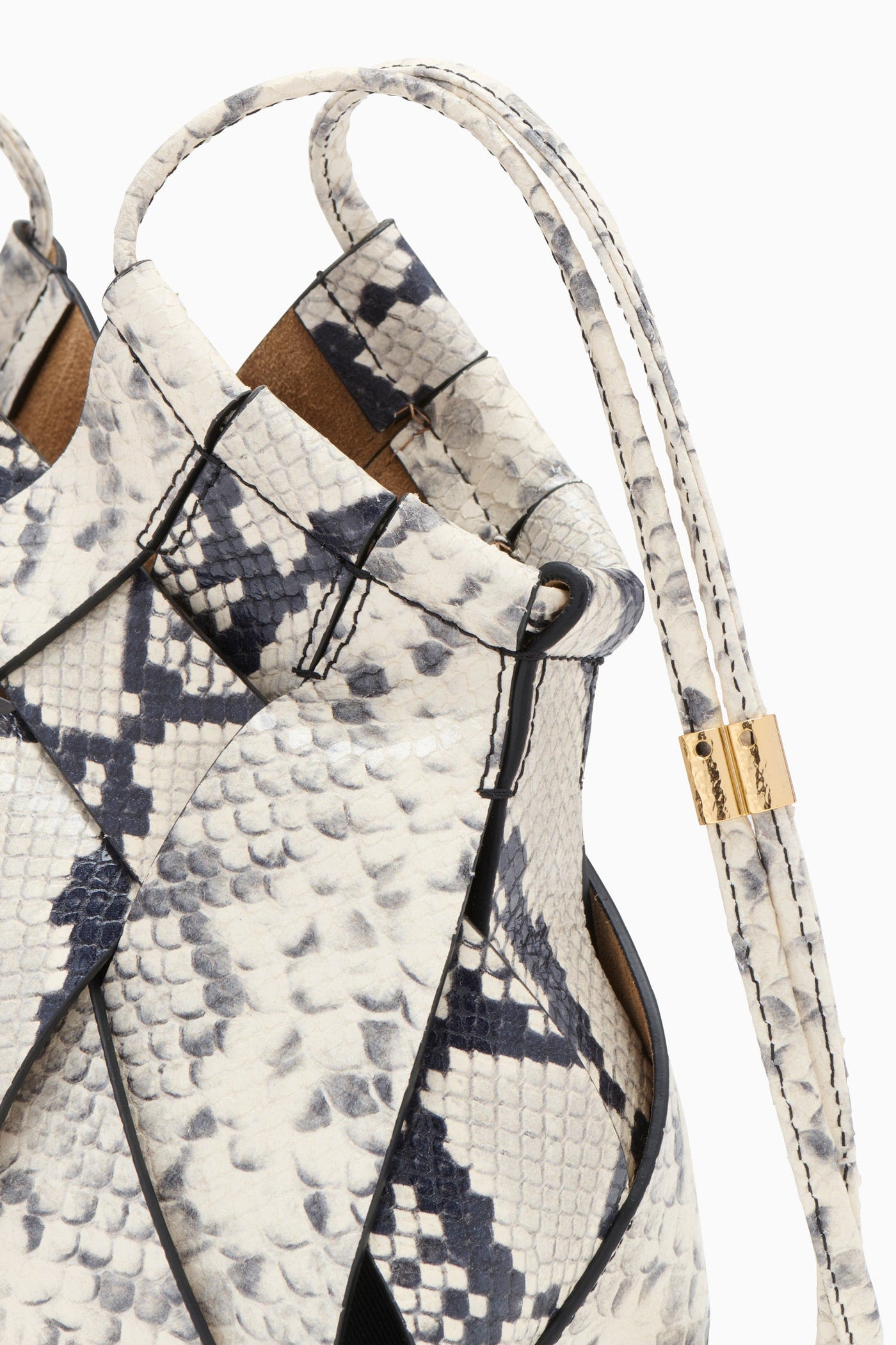 CHARLOTTE CROSSBODY IN COWRIE EMBOSSED