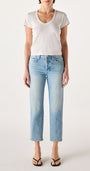 Amo 143 Cropped Jean at Romi Boutique