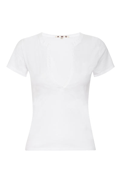 DELIGHTFUL TEE IN WHITE