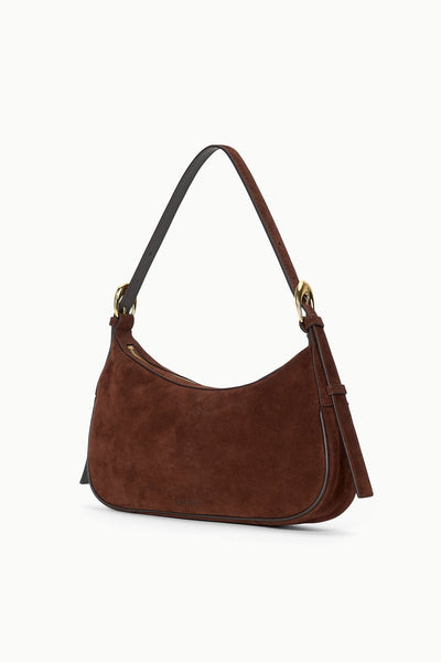 PINE SHOULDER BAG IN MAHOGANY