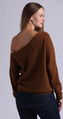 Minnie Rose CASHMERE OFF THE SHOULDER TOP at Romi Boutique