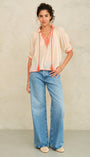 Mabe Talia Short Sleeve Top at Romi Boutique