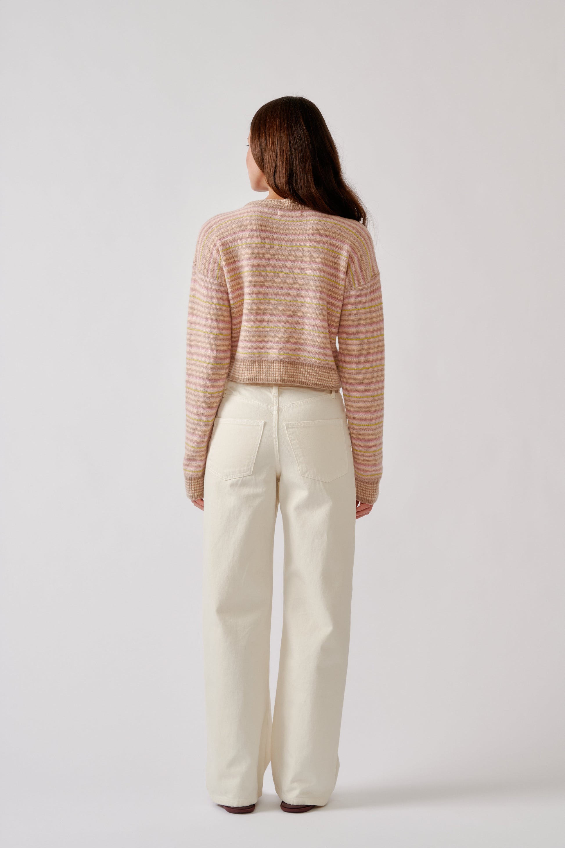 Stevie Shrunken Crewneck Pullover