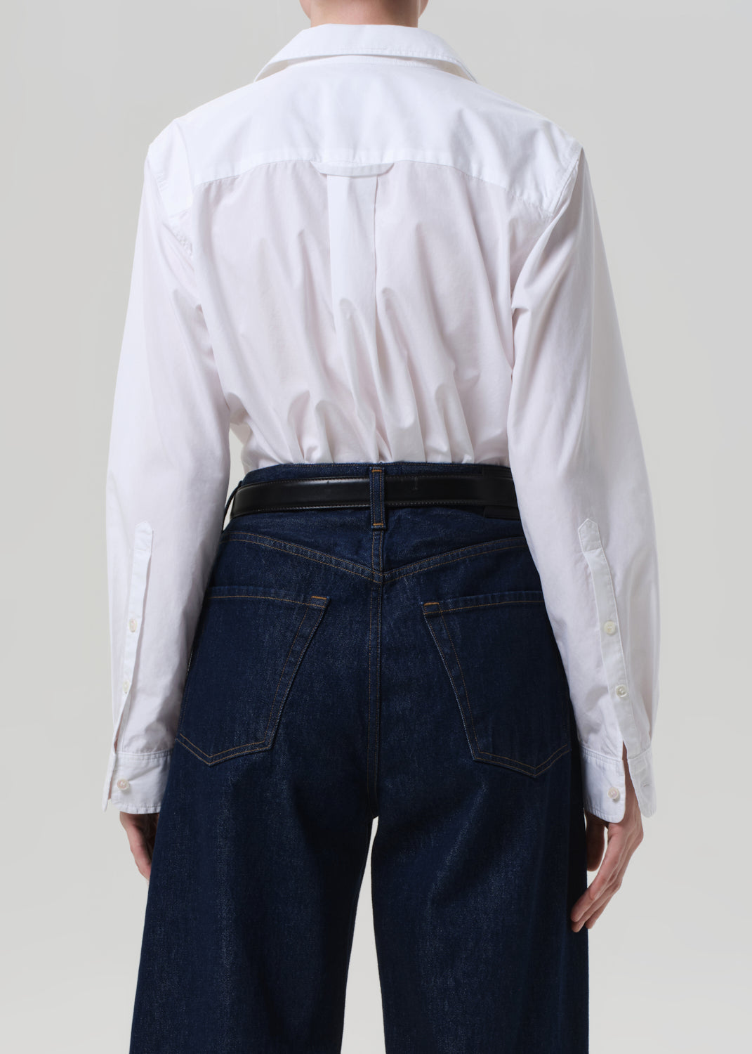 AVNI SLIM SHIRT IN WHITE - Romi Boutique