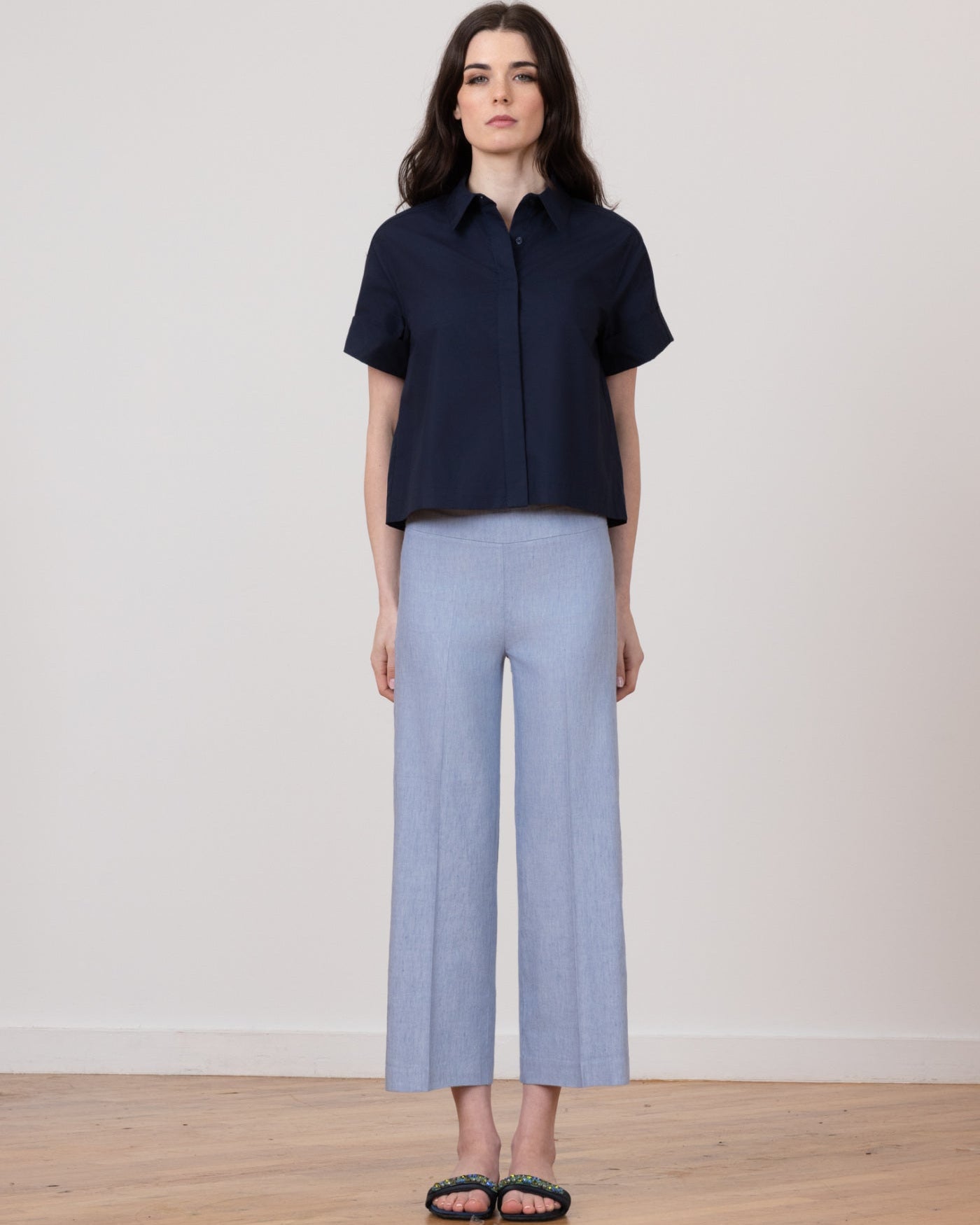 Avenue Montaigne ALEX LINEN CHAMBRAY at Romi Boutique