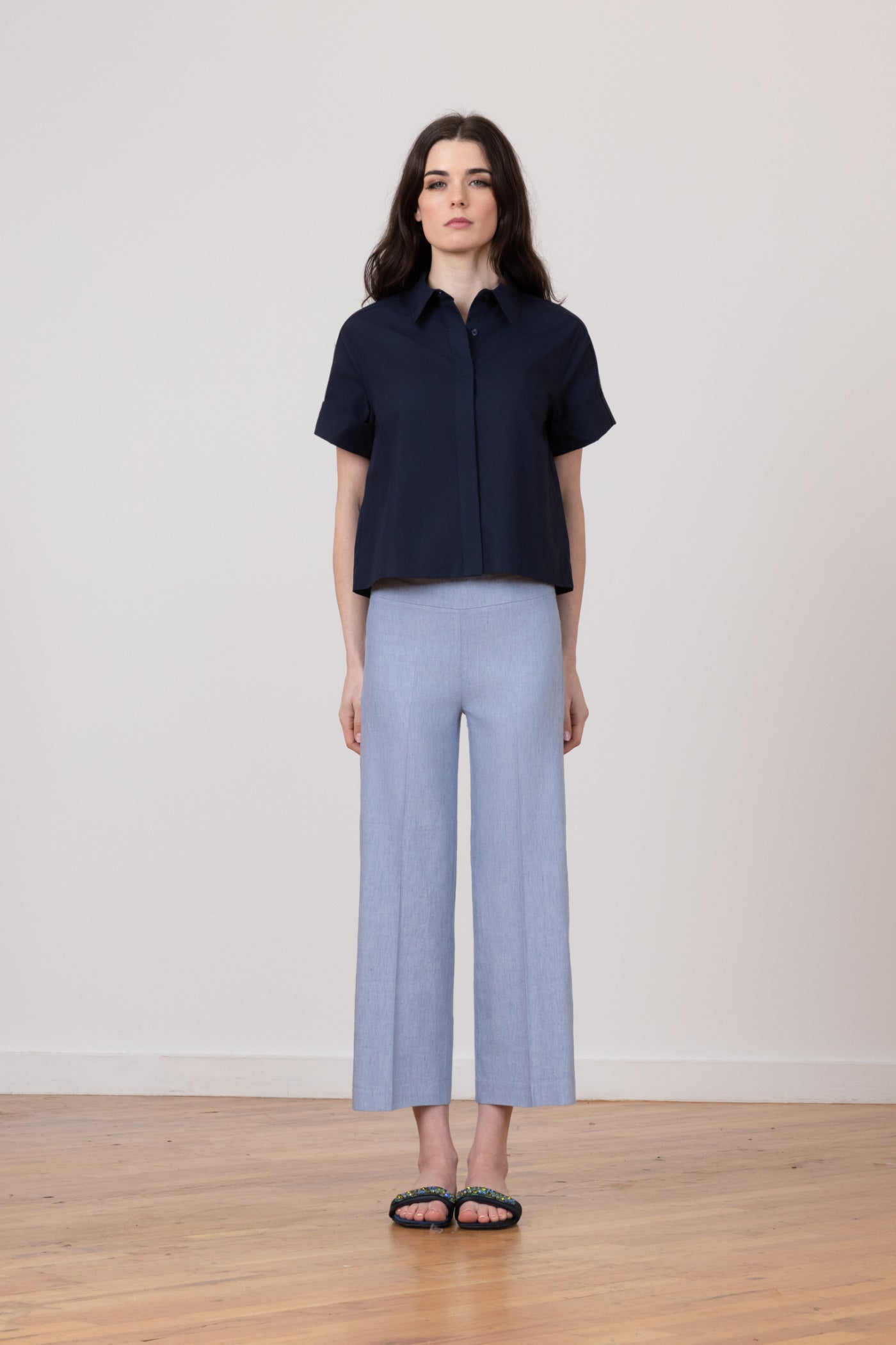 Avenue Montaigne ALEX LINEN CHAMBRAY at Romi Boutique