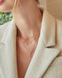 EF Collection Multi Diamond Cluster Necklace at Romi Boutique