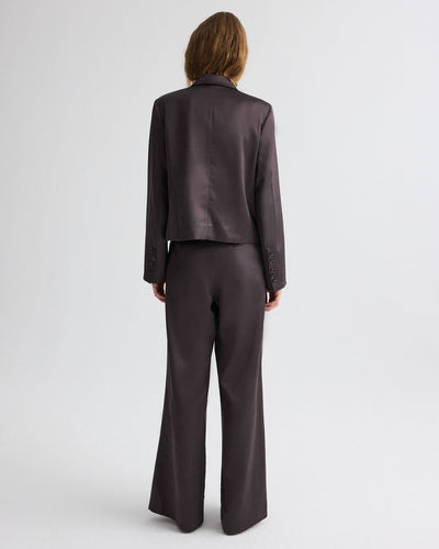SAWYER BLAZER IN CHOCOLATE TORTE