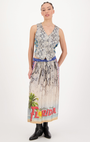 Me369 VANESSA PRINTED MIDI SKIRT at Romi Boutique