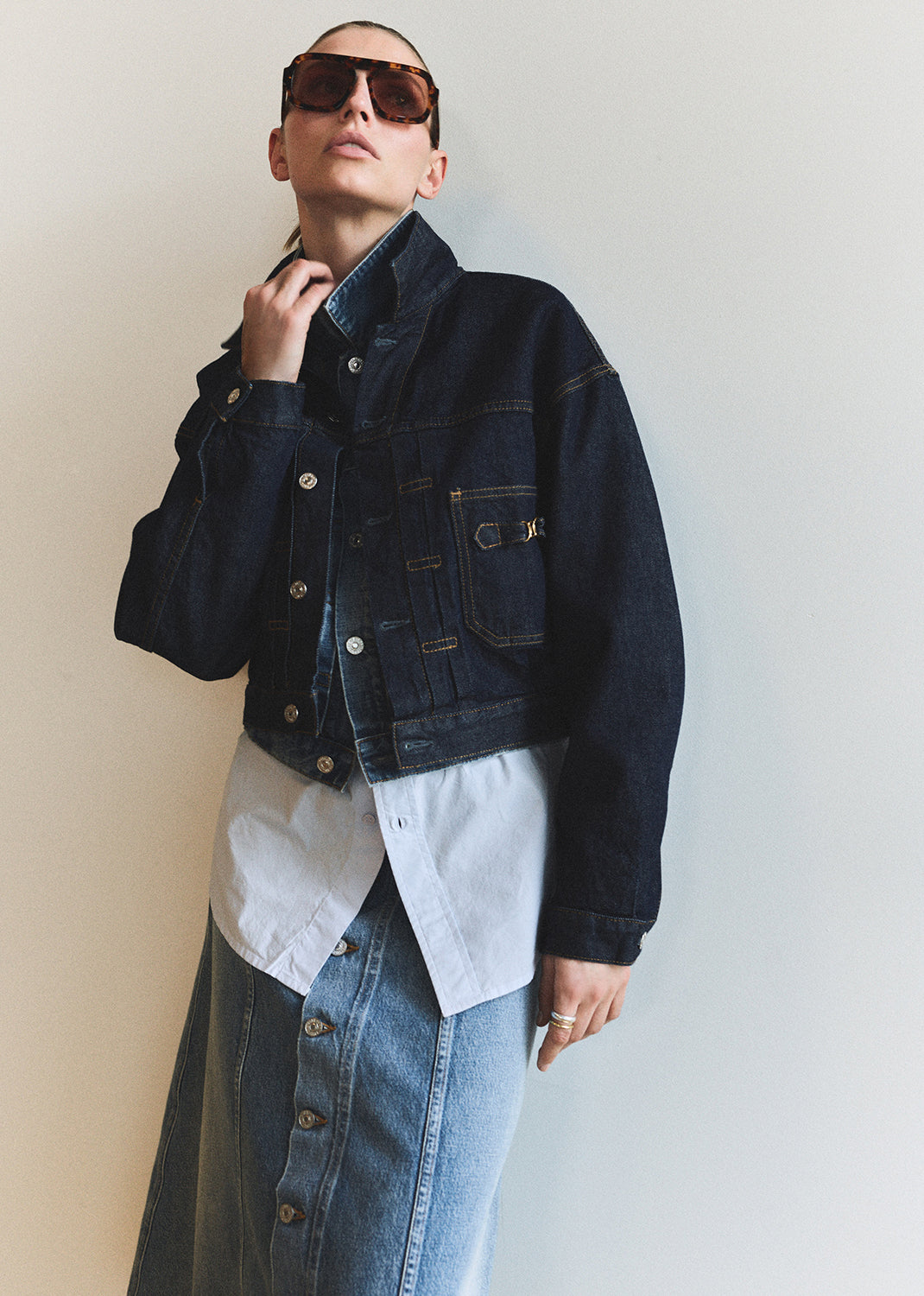 ALMA JACKET WITH HORSEBIT IN HELIA