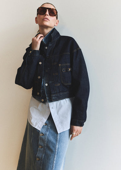 ALMA JACKET WITH HORSEBIT IN HELIA