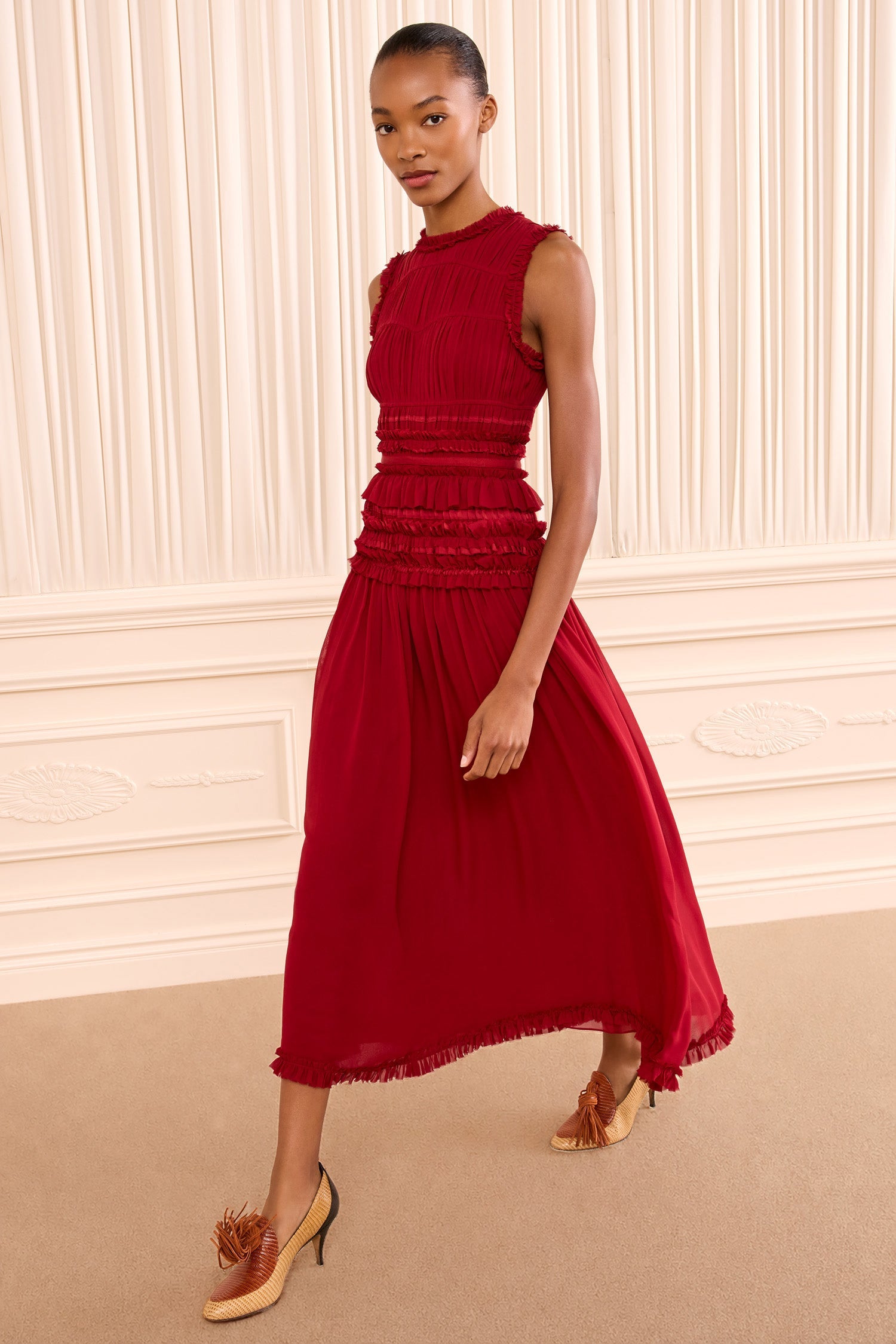 Ulla Johnson Etta Sleeveless Silk Dress at Romi Boutique