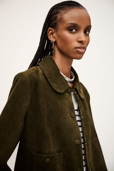 MILAS JACKET IN KAKI - Romi Boutique