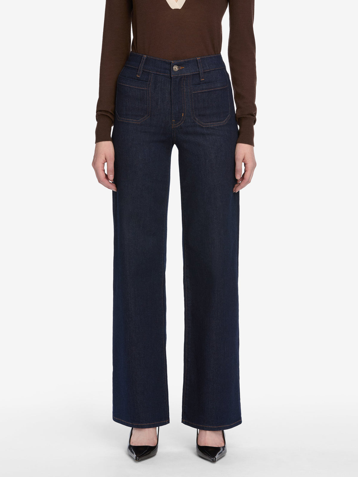 Frame Le Slim Palazzo Modernist Pocket Jean at Romi Boutique