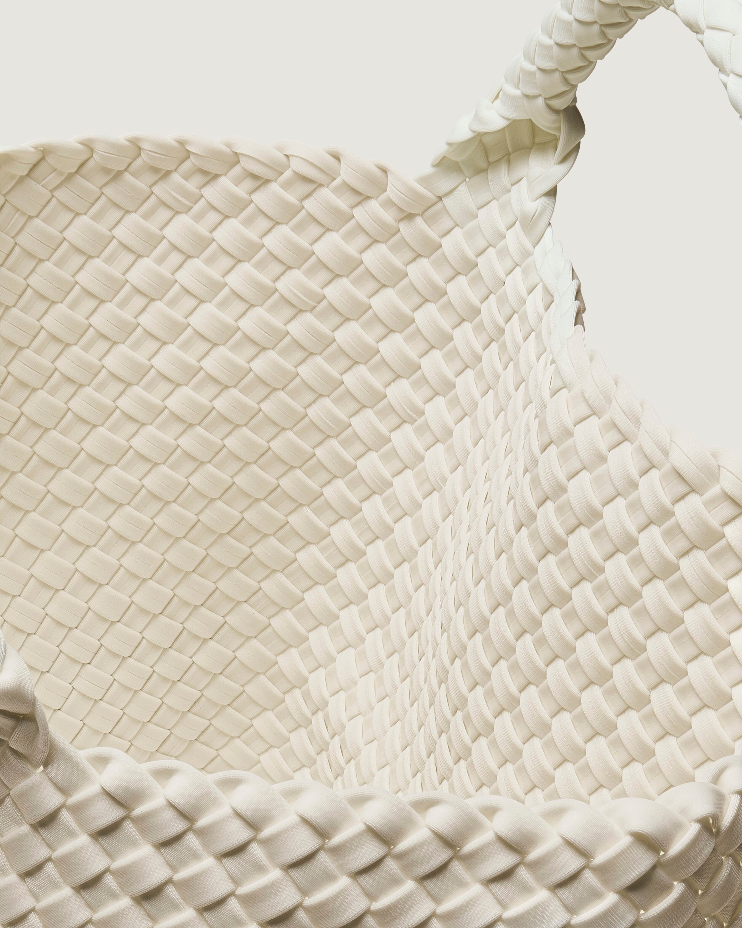 NAGHEDI ST. BARTHS MEDIUM TOTE IN SALT at Romi Boutique