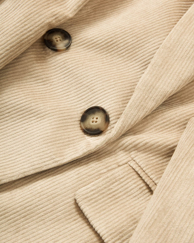 SEVYN DICKEY JACKET IN HEATHERED SAND