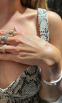 Native Gem Mini Billionaire Ring In Gold at Romi Boutique