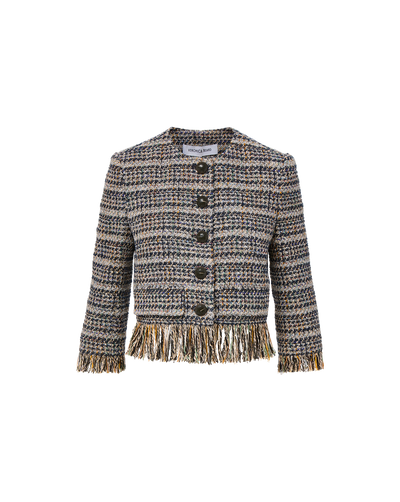 LYONS JACKET IN NAVY MULTI