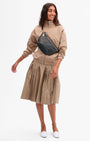 Clare V Grande Fanny Bag in Petit Caviar at Romi Boutique