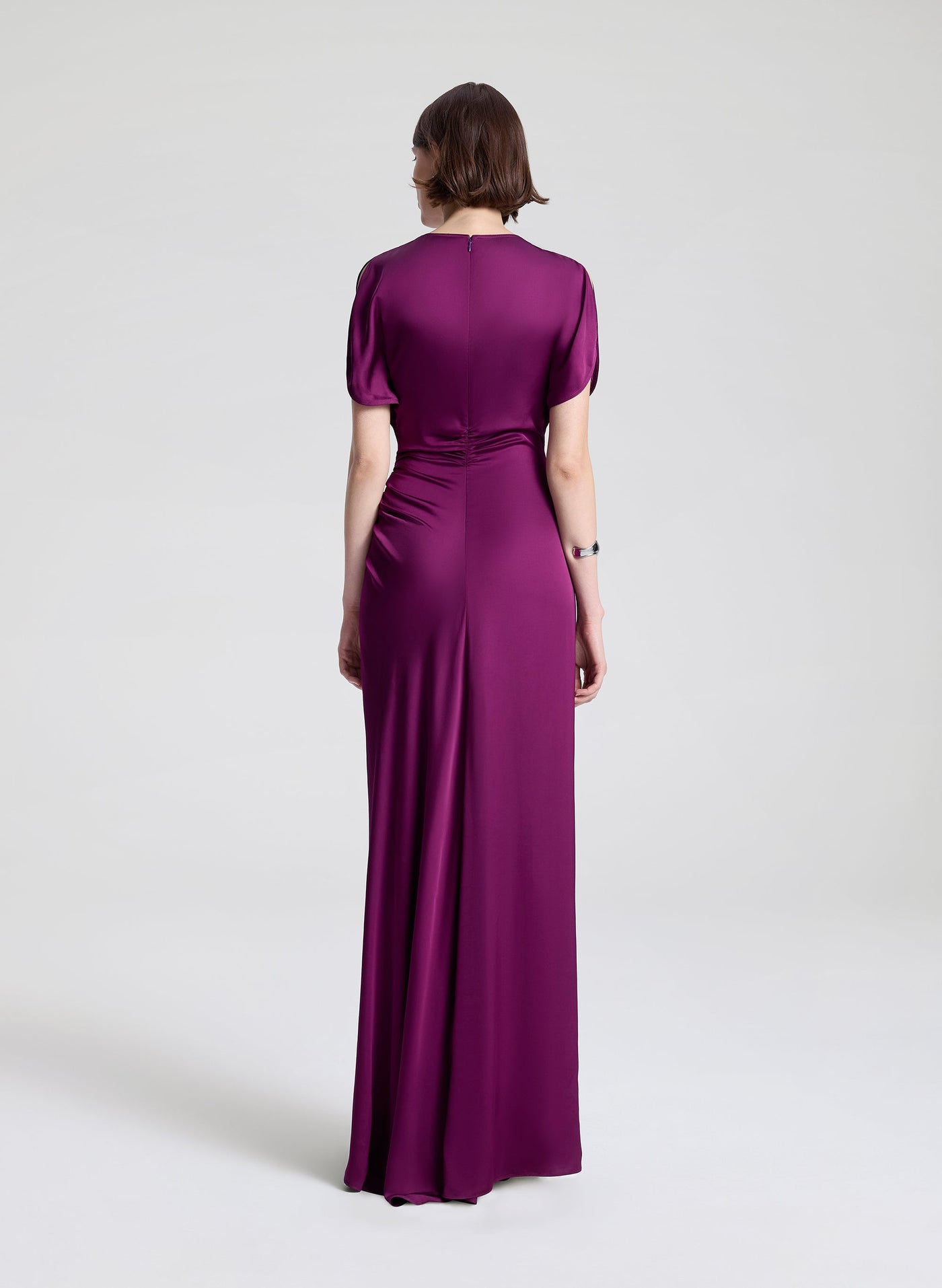 NADIA SATIN GOWN IN JEWEL
