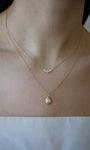 EF Collection Graduated Diamond Arc Necklace at Romi Boutique