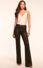 Ramy Brook Helena Coated High-Rise Flare Jean at Romi Boutique
