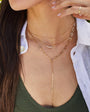 EF Collection Full Cut Diamond Arc Necklace at Romi Boutique