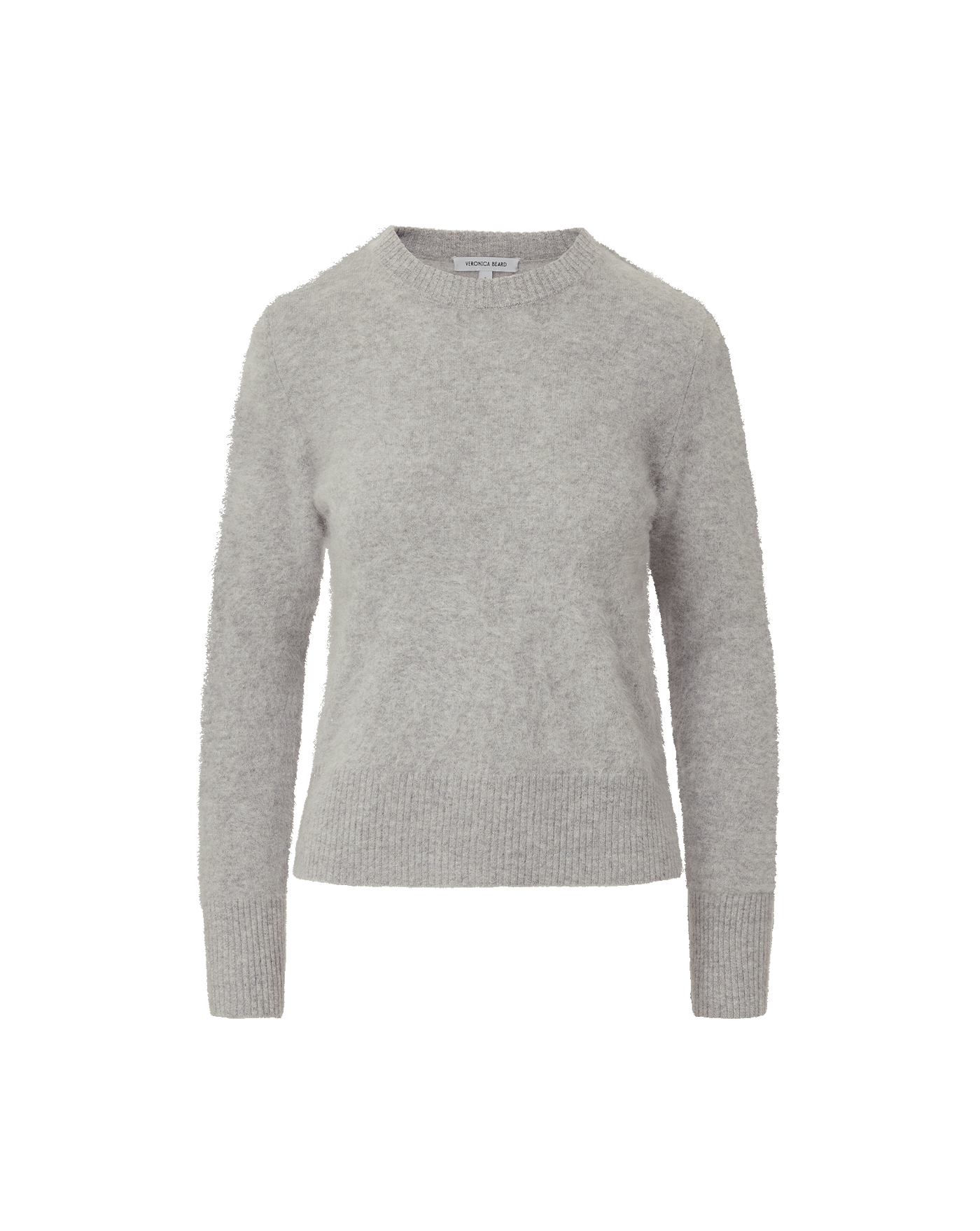 PIPPEN BRUSHED CASHMERE PULLOVER IN HEATHER GREY