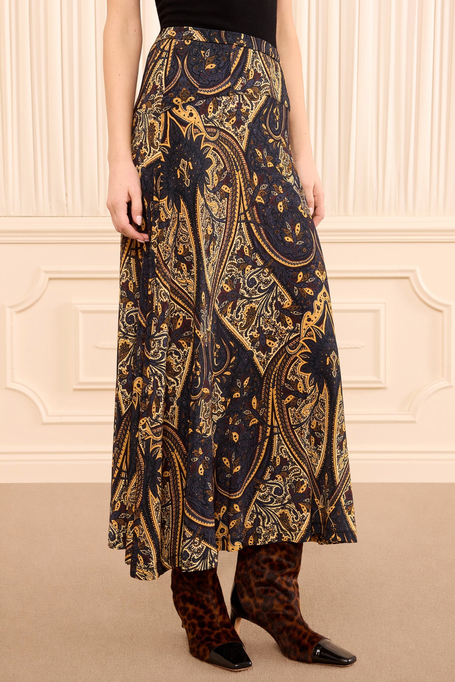 Paola Jersey Skirt