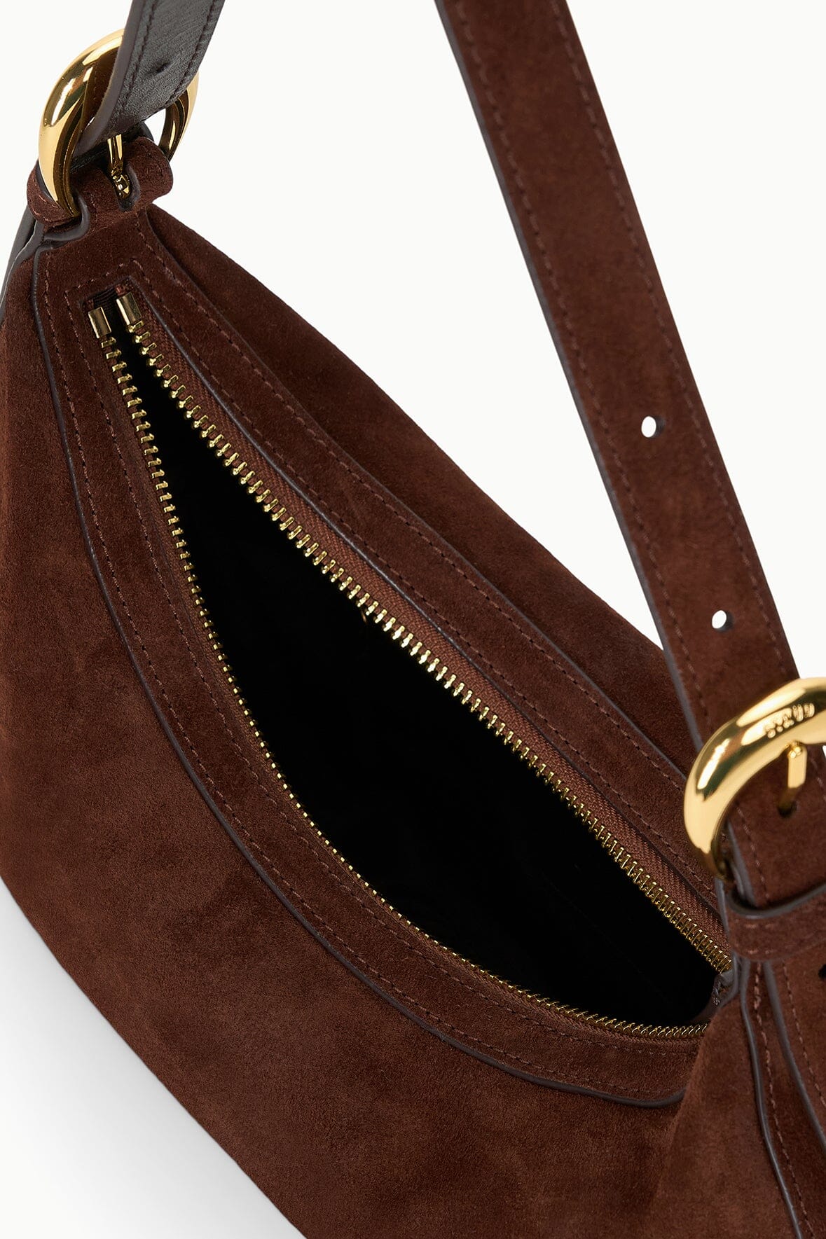 PINE SHOULDER BAG IN MAHOGANY