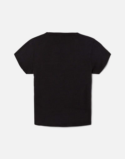 CLASSIC "I LIKE" TEE IN WASHED BLACK - Romi Boutique
