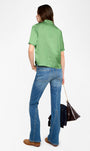 Zadig & Voltaire TOPHER SATIN TOP at Romi Boutique