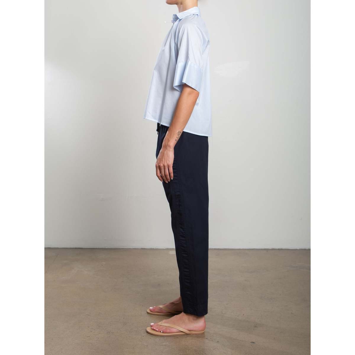 Pharaoh Andy Pant in Paperweight Cotton at Romi Boutique
