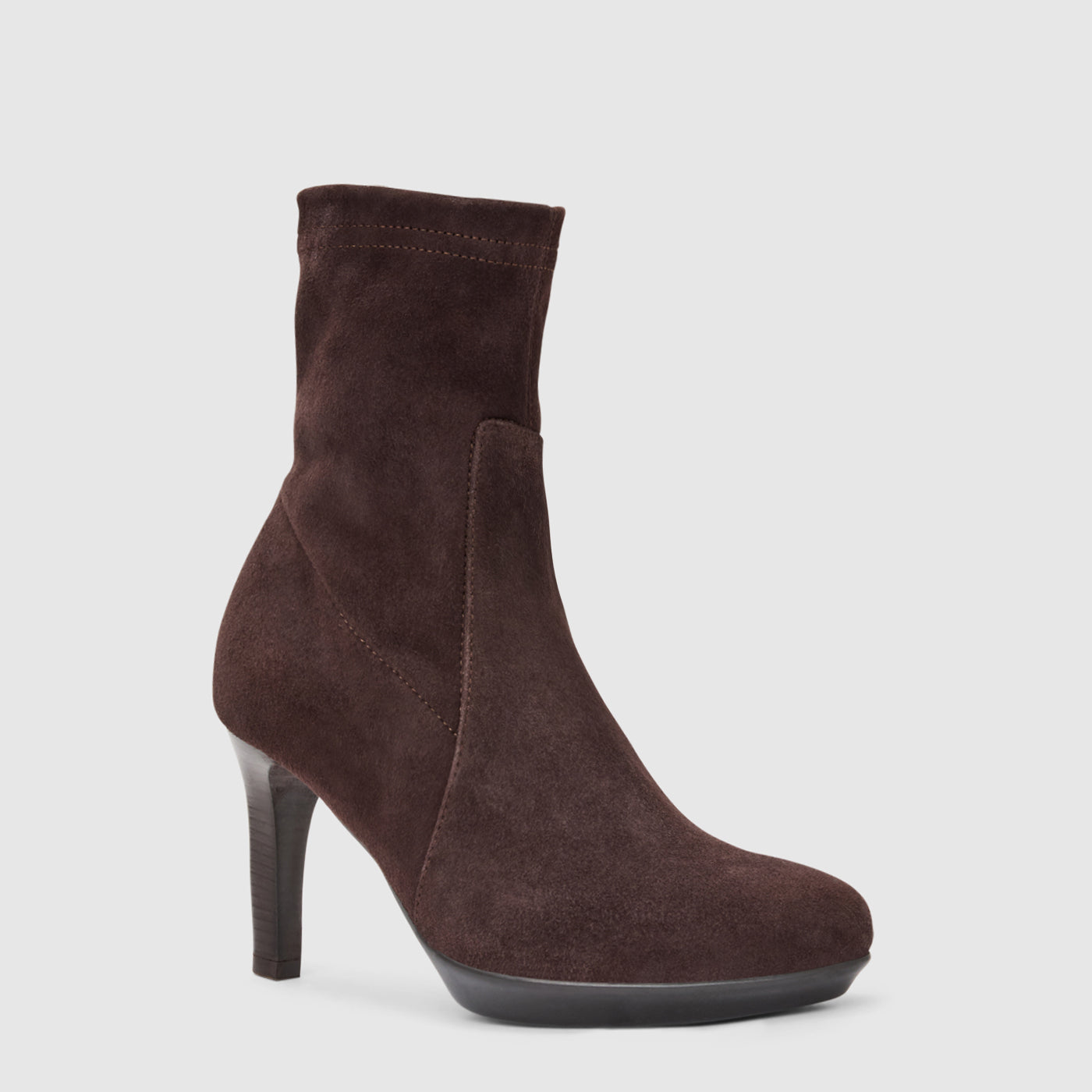Aquatalia RHUMBA LOW IN ESPRESSO SUEDE at Romi Boutique