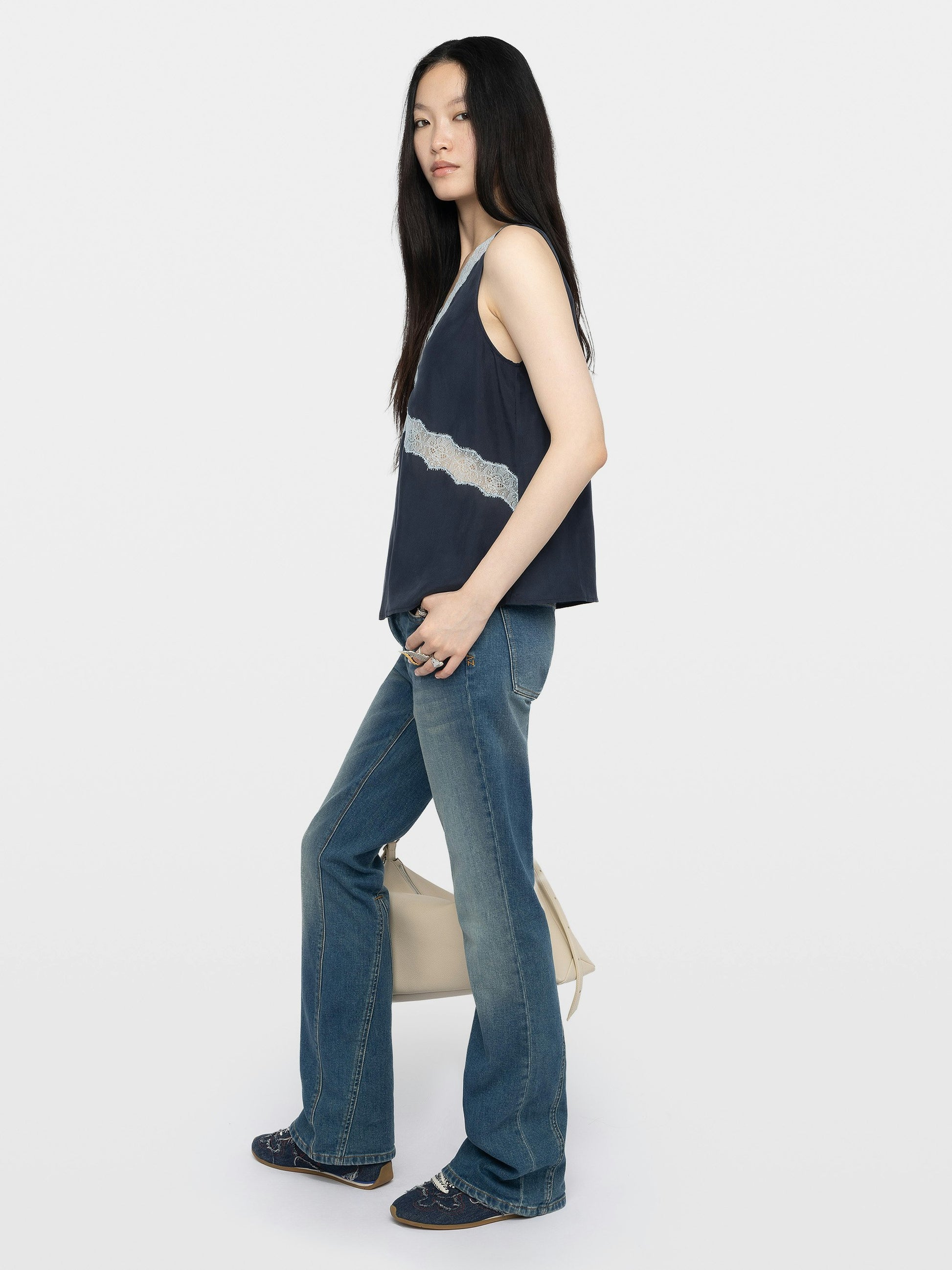 Zadig & Voltaire TASAO SILK CAMISOLE at Romi Boutique