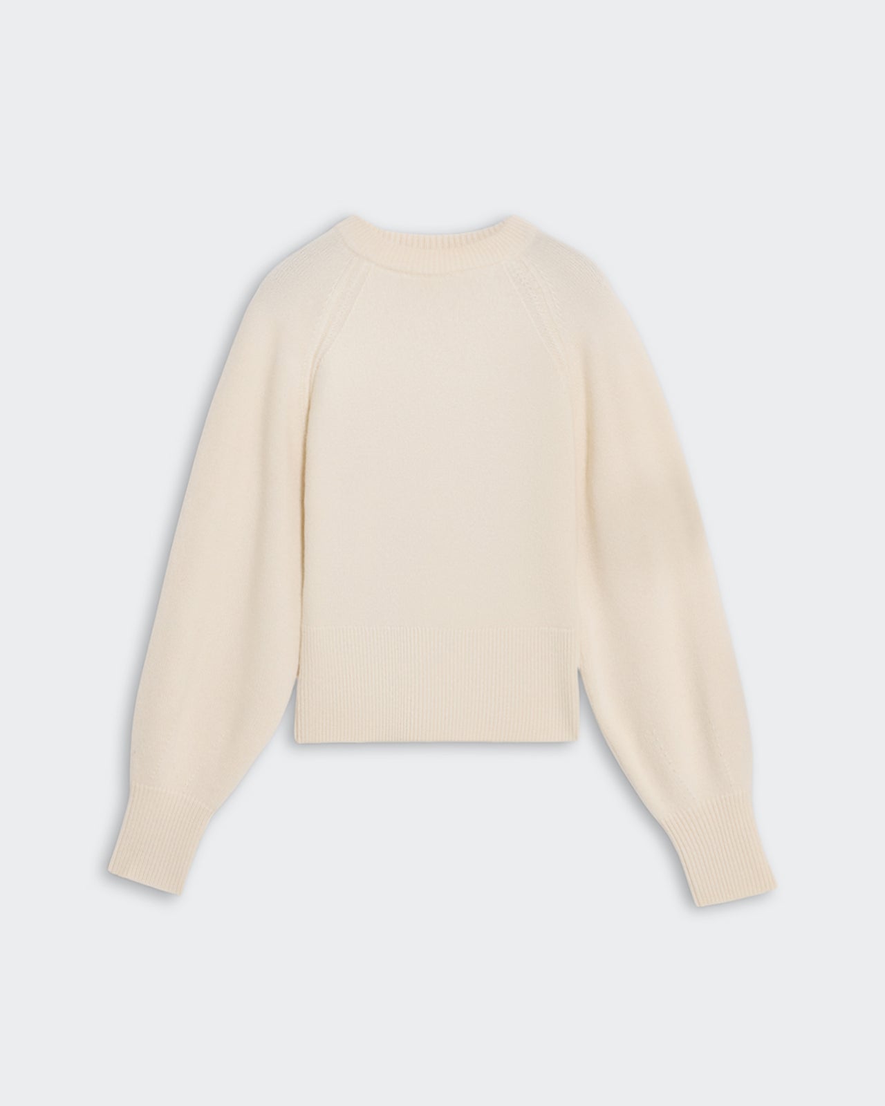 SCULPTED CREW IN CREAM