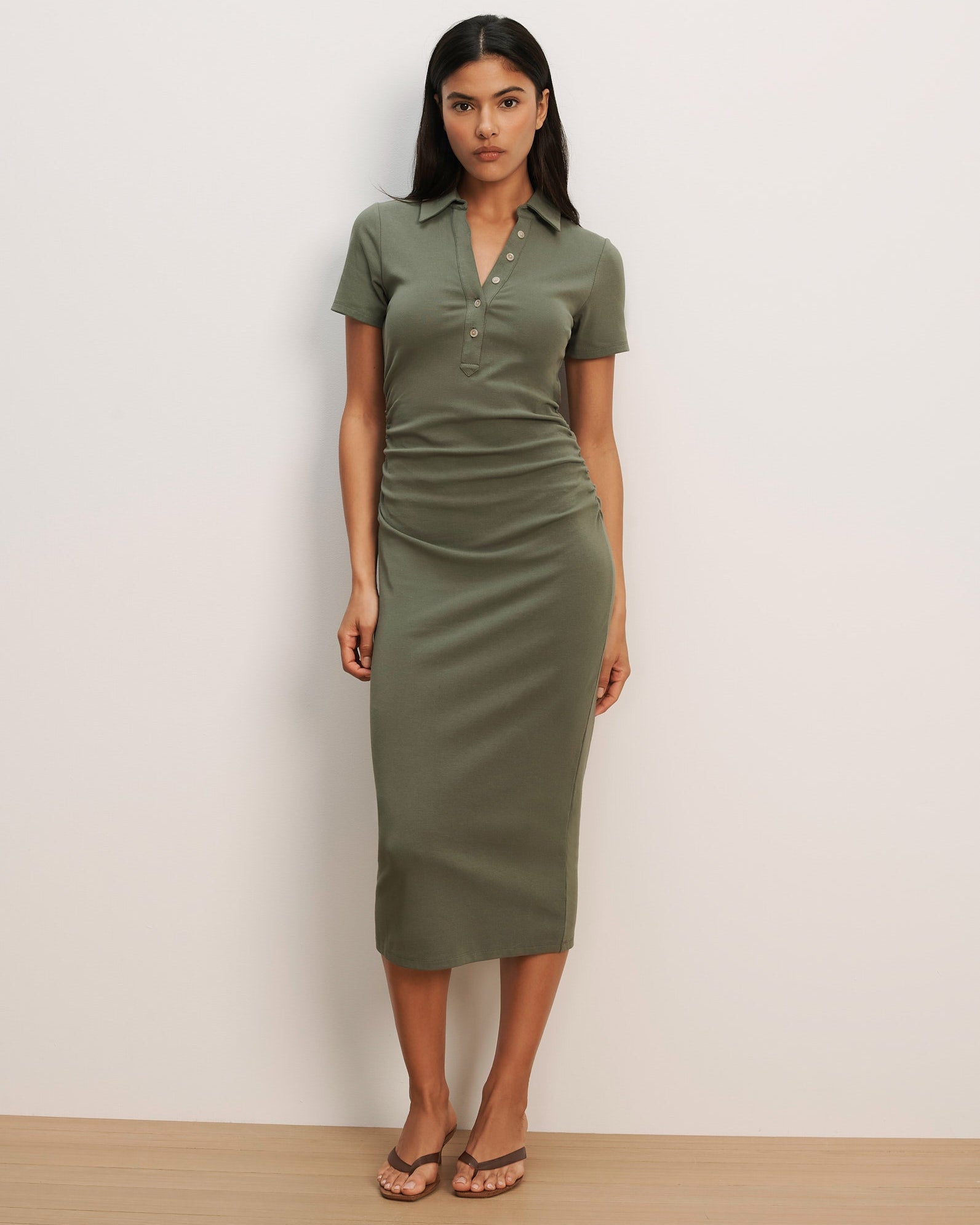Besser Polo Midi Dress