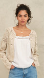 Mabe Maci Crochet Jacket at Romi Boutique