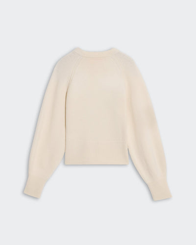 SCULPTED CREW IN CREAM