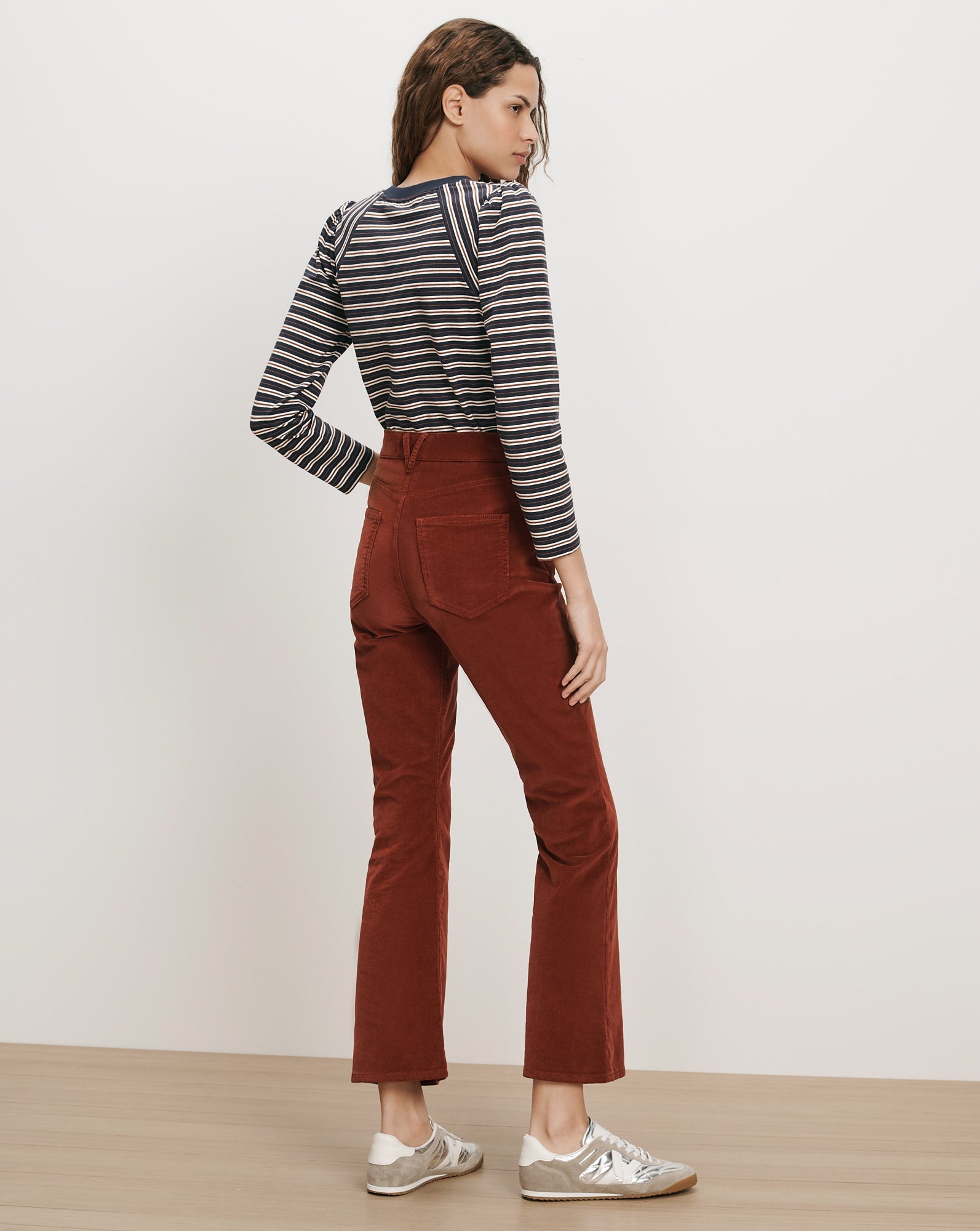Carson Corduroy Kick-Flare Pant