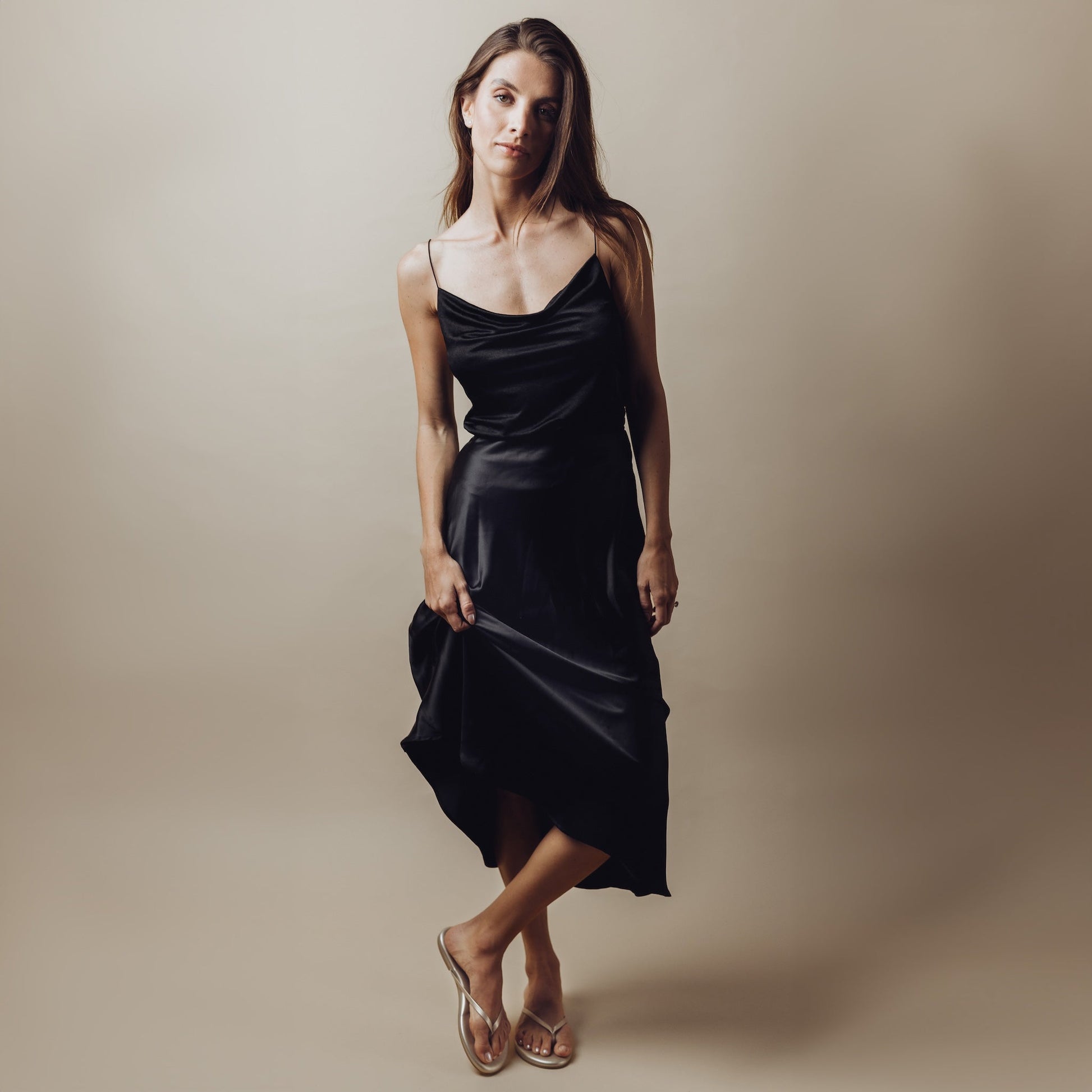 Solei Sea Indie Classic Thin Strap Sandal at Romi Boutique