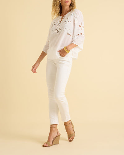 BELLA TOP IN WHITE