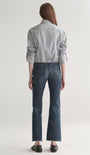 A.L.C Leo Striped Cotton Shirt at Romi Boutique