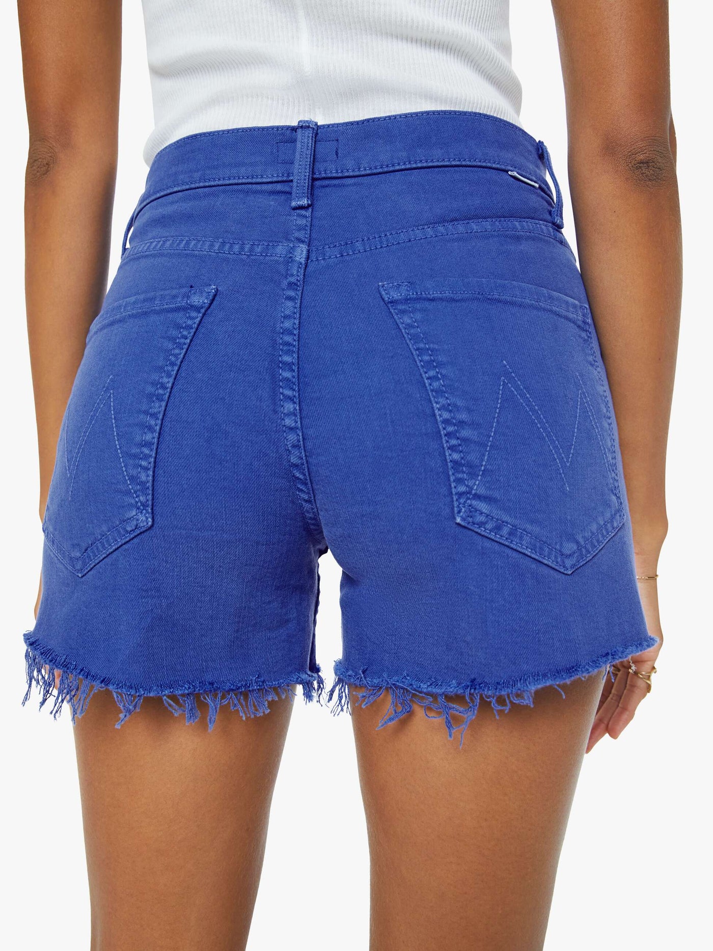 THE SKIPPER SHORT N LONG FRAY IN CATS AND DOGS/VICTORIA BLUE